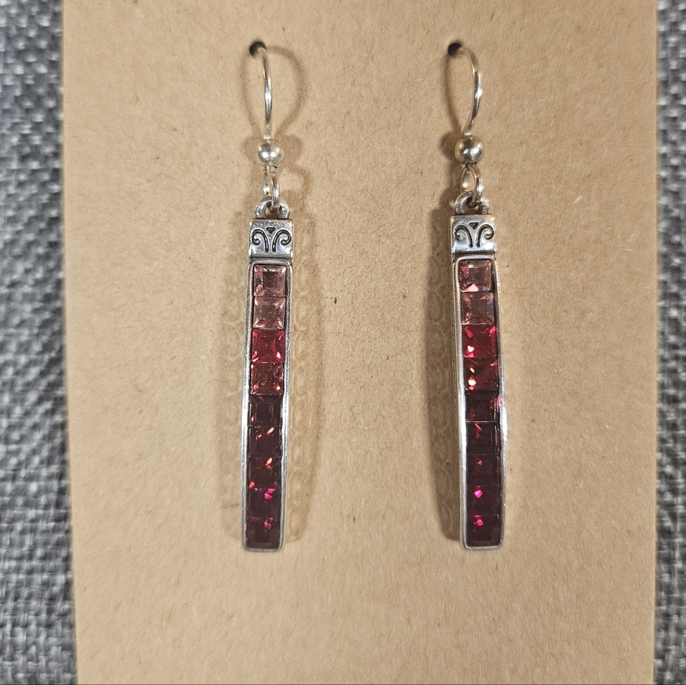 Bighton Red Spectrum French Wire Earrings. *Matching Necklace Sold In Separately